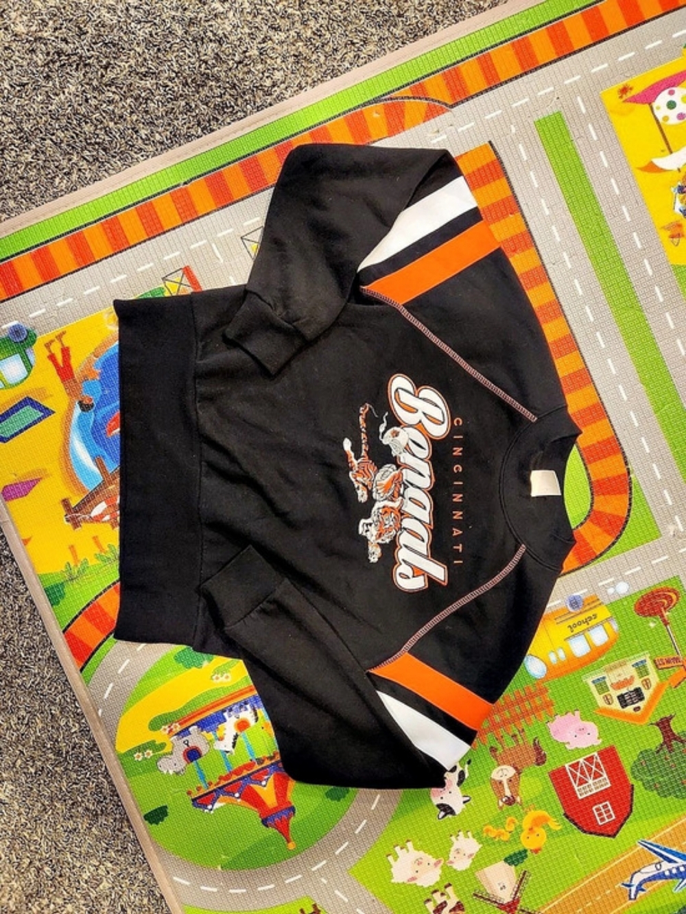 NFL Cincinnati Bengals Black & Orange Sweatshirt Women Small
